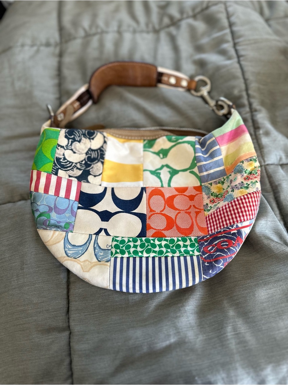 Y2k Coach Patchwork Multicolor Shoulder Bag - Women's… - Gem